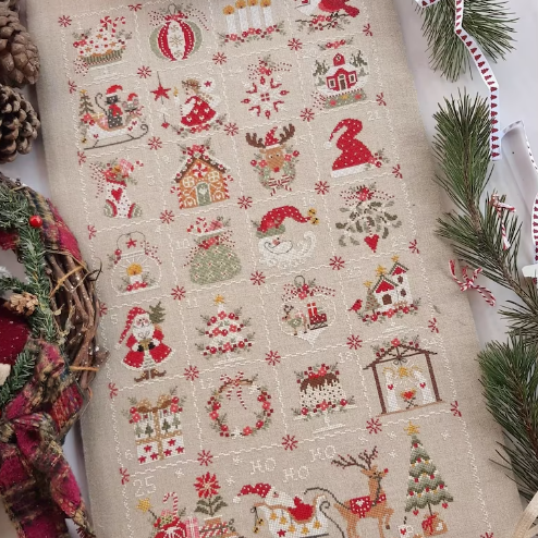 Christmas Cross-stitch Advent Calendar